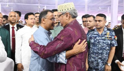 জাতীয় ঈদগাহে ঈদের নামাজ পড়লেন রাষ্ট্রপতি ও প্রধানমন্ত্রী